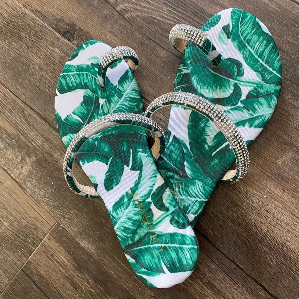 Bling tropical sandals